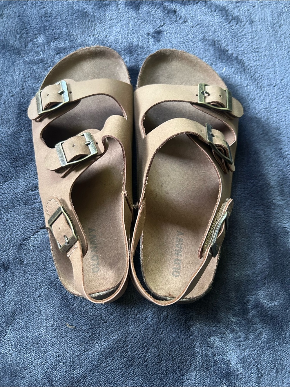 Toddler Adjustable Tan Buckle Sandals size 11